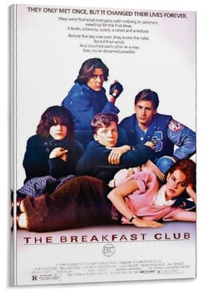 CDAXHOZ Poster The Breakfast, Club-Poster, Wand-, Hotel-Kunst-Dekoration, Gemälde, Wohnzimmer-Dekoration, Schlafzimmer, Gemälde, Badezimmer, Bar, Theke, Poster, 20 x 30 cm, Rahmenstil