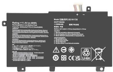 B31N1726 - Batteria per PC portatile ASUS TUF A15 FA506 FA506IV FX504 FX504GM FX505 FX505D FX505DT FX505DV FX505DY FX504GD FX80 FX80GM FX80GE FX80GD FX86 FX. 86FM FX86FE Gaming A17 FA706 FA706IH