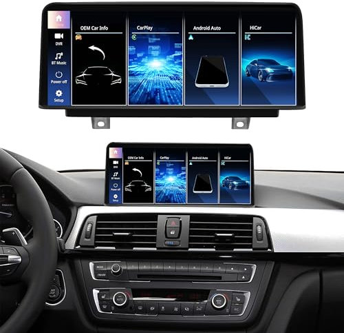 NAVIVOX 1920 x 720 HD Android Auto Touchscreen für BMW 1/2/3/4 Serie F30 F31 F34 F35 F32 F33 F20 F21 F22 NBT Wired and Wireless Apple CarPlay Retrofit Auto Mirror Link Stereo Zubehör (2012–2017)