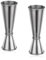 2 Stück Cocktail Messbecher, 304 Messbecher aus Edelstahl, Cocktail-Messbecher, Hochwertiges Barmaß, Cocktail Jigger Dual Spirit Measure Cup für Bar Home Barkeeper Party Wein Getränk