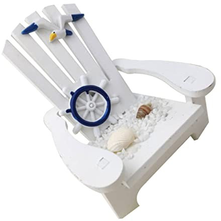 OSOLADY Einzigartiges Strandkorb-Ornament Aus Holz Klein Und Lebendig Zur Dekoration Von Wohnzimmer Oder Schlafzimmer