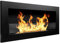 Livorno – Chimenea de bioetanol de pared o empotrable, 90 x 12 x 40 cm