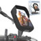 Support Telephone Moto Etanche Scooter retroviseur Compatible avec Les Smartphones jusqu'a 7,5 Noir Gris