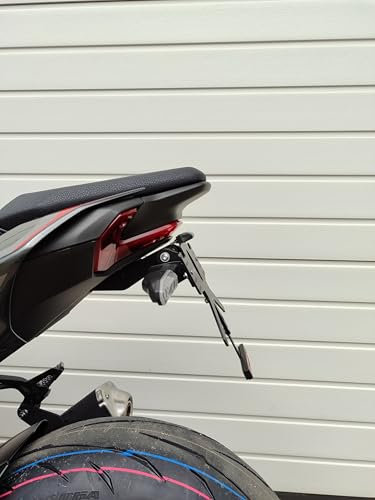 kurzer Kennzeichenhalter kompatibel mit Kawasaki Z900 ab 2025 Kennzeichenträger REVO Slim Heckumbau z 900 se GroFaTec kurzes Heck TailTidy für OEM und Zubehör Blinker