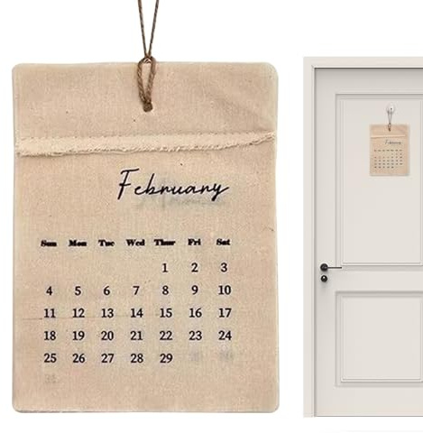 Lustiger 2025 Wandkalender Retro Schreibtisch-Wanddekoration