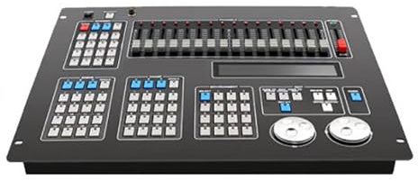 DMX-Controller, DMX-Lichtkonsolen, LCD-Display, Großer Speicher Mit 512 Kanälen, 6 Programme Gleichzeitig Ausführen, Anti-Interferenz/Anti-Kreuzfrequenz,B
