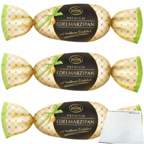 usy Bundle für Zentis Premium Edelmarzipan mit knackiger Schokolade 3er Pack (3x100g Packung) + usy Block