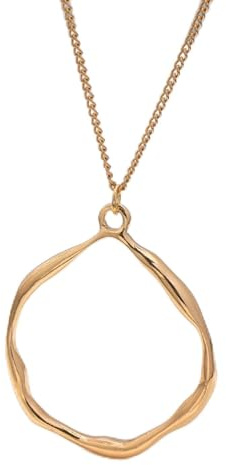 Karma NH11686655 Halskette mit Anhänger Silber od. Gold 60 cm vestellbar Damen Kette Damenhalskette modern Geschenk für Frauen