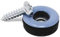 Adsamm® / 32 x PTFE-Möbelgleiter mit Schraube / Grau-Blau / Ø 19 mm / rund / Möbel- und Bodengleiter zum Schrauben