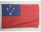 AZ FLAG - Drapeau Samoa - 45x30 cm - Pavillon Nautique Samoan Spécial Bateau Et Extérieur En Maille Bloquée Avec Anneaux Plastiques Intégrés - 30g