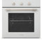 UNIVERSALBLUE Forno multifunzione cristallo bianco | classe energetica A | 6 funzioni | 60 cm | 67 L | Timer | Accessori inclusi | Spedizione e Salita al piano incluso