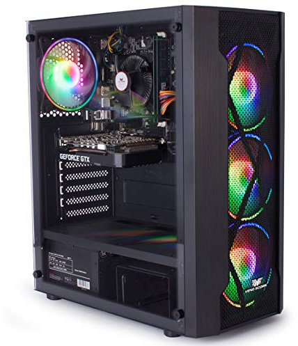 Veno Scorp Gaming PC Intel i3 9100F 4.2GHz Quad Core, GTX 1030 2GB, 8GB 2400MHz, 256GB SSD 300mbps WiFi, Windows 10 DIAMOND