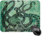 Yeuss Tapis de souris rectangulaire antidérapant pour jeux vidéo Motif pieuvre rétro 200 x 240 mm