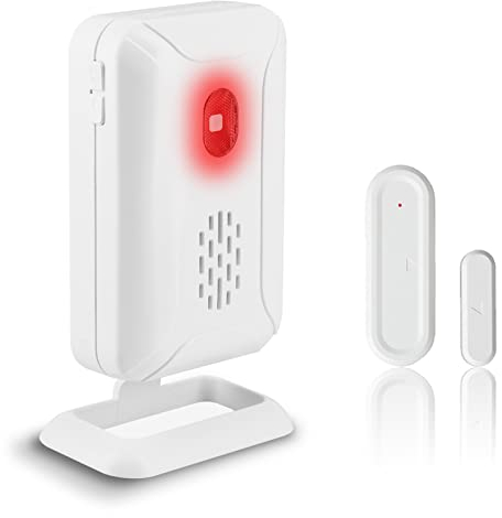 Sonnette de porte sans fil, détecteur d'alarme de fenêtre passante pour la sécurité de la maison, du magasin et du bureau, 5 modes et 36 mélodies, distance de transmission de 120 mètres