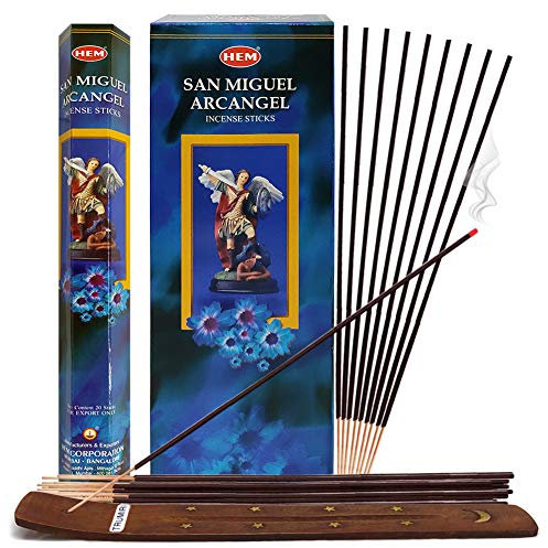 TRUMIRI Lot de bâtons d'encens et porte-encens en céramique