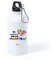 Borraccia Bottiglia Alluminio 500 Ml - Alluminio - Tappo a Vite con Moschettone - Decorata - Regalo per Insegnante - Collezione Maestra