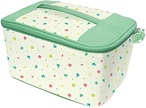 Hori - Bolsa de Transporte Blanco y Verde Animal Crossing para Nintendo Switch (Nintendo Switch)