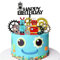 YGCHEN Tortendeko Roboter Kuchendeko Happy Birthday Cake Topper Geburtstag Roboter Figuren Torte Kinder Geburtstagstorte Dekoration 10 Stück