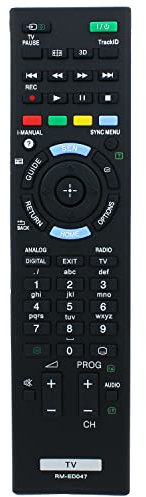 RM-ED047 Fernbedienung Ersatz für Sony TV All Sony TV Bravia 4k Ultra HD KDL-22BX320 KDL-22BX321 KDL-32BX320 KDL-32BX321 KDL-32BX420 KDL-32BX421 KDL-40BX420 KDL-40BX421 KDL-40BX421 L-46BX46 20