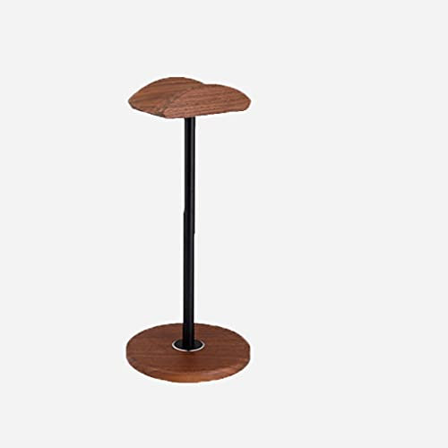 Solid Wood Headphone Stand Natural Walnut Headphone Holder Simple Earphone Holder Suitable for All Earphones (Color : Walnut, Size : B)