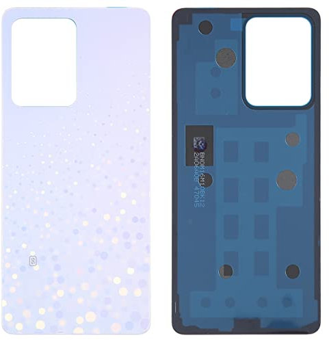 Repairparts for Xiaomi Redmi Note 12 Pro 5G Akku Rückseite (Schwarz) (Lila) (Weiß) (Blau) (Color : Lila)