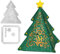 1 Stück Haus Laterne Stanzschablone Weihnachten Stanzen Lampenschirm Stanzformen Stanzer Handwerk Stanzmaschine Prägeschablonen Schablonen für Neujahr Deko Herstellung DIY Geschenk (Weihnachtsbaum)