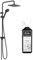 Colonne de douche ou bain douche sans mitigeur HANSGROHE Vernis Shape 230 EcoSmart noir mat + nettoyant Briochin