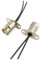 CGEAMDY 2 Stück Lampenfassung Adapter LED Glühbirne Fassung Halter Kabelbaum Fassungen Zubehör, Auto Glühbirne Draht Lampe Buchse Kabelbaum Stecker Pigtail(BA15D)