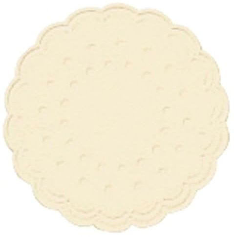 Duni 250 Tissue-Untersetzer, rund Ø 7,5 cm Cream Mehrlagig