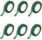 Qikaara 6 Rollen Flora Kreppband, Grün Floristenband, 12mm*27m Selbstklebend Floristenkrepp Blumenband, Klebeband Flora Blumenband für Blumensträuße DIY Kunsthandwerk Florist Floral Wire Tape green