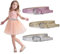 WUERKIYA 3 Stück Kinder Skinny Gürtel, Glitter PU Ledergürtel Kindergürtel Schimmernd/Glitzernd mit Tollen Schnallen - Moderner Gürtel für Mädchen Teenager