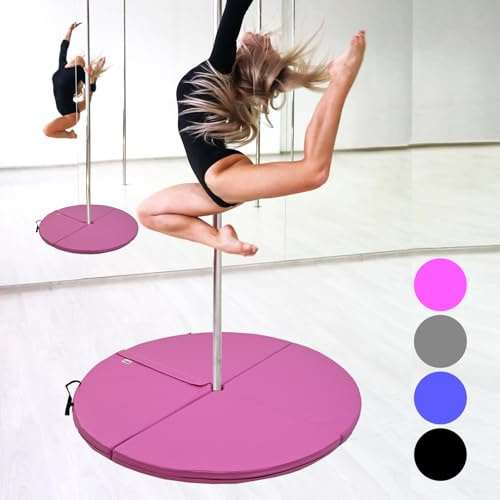 Tanzstangenmatte Matte Tanzstange Ø 120cm 5 oder 10 cm dick Pole Dance Matte Polematte Stangentanz Sturzmatte Schutzmatte Fitnessmatte