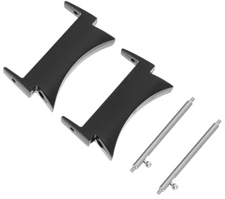 Mikinona Ersatzarmband- 1 Set Edelstahl-armband-adapter Für Die Uhr Schwarz