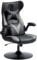Vinsetto Gaming Stuhl mit Wippenfunktion, ergonomischer Computerstuhl, höhenverstellbar Bürostuhl, drehbar Schreibtischstuhl mit Kopf- und Lendenkissen, bis 120 kg belastbar, Schwarz+Grau
