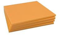 XPS Platten Set (4-teilig) 10x210x210mm – Hartschaumplatten für Modellbau, Architekturmodellbau, Landschaftsbau & Eisenbahnzubehör – 4er Pack Architekturbedarf (1,0cm dick)