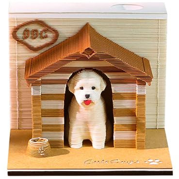 3d Kalender 2025,3d Kalender,Panda Kalender 2025,Papier-Skulptur Panda 3d-Kalender,Dreidimensionale Silhouette Kalender,BüRo-Schreibtisch Note DatensäTze,Papier-Skulptur Desktop-Dekoration (braun)