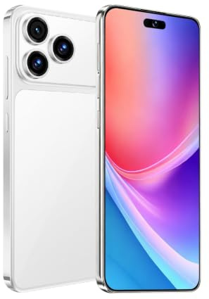 Fine Life Pro Entsperren Telefon, 4-Core Prozessor, 4G-Network Smartphone, 2MP+13MP Kamera, Android System, 3GRAM, 16GROM, erweiterbar 128GB, 6,6-Zoll Bildschirm (97silver)
