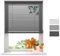 Radeco® Aluminium Jalousie 120 x 130 cm anthrazit 25mm lamellen, Größen von 40 bis 220 Breite, Fenster jalousien innen, lamellenrollo, Jalousie Aluminium, Jalousie 120 cm breit