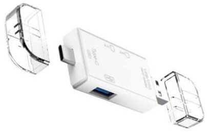 Lecteur de cartes microSD SDTF SDXCs pour smartphones, tablettes, ordinateurs portables