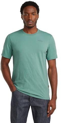 G-STAR Men's Slim Base T-Shirt, Size: L, Color Blue