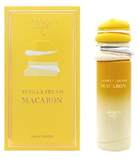 Arabiyat Sugar Vanilla Cream Macaron Eau de Parfum für Damen und Herren, Unisex-Duft, 100 ml, hergestellt in den VAE