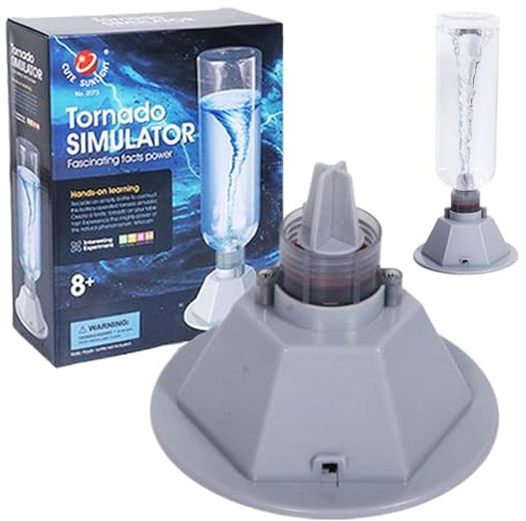 Tornado Maker Science Kit Juguete Tornado Que Funciona con Pilas, recicla una Botella vacía para Construir un Fabricante para niños y niñas a Partir de 8 años, lámpara