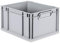 aidB Eurobox NextGen Grip, 400x300x220 mm, Griffe geschlossen, robuste Plastikbox aus Kunststoff mit ergonomischen Griffen, stapelbare Kunststoffkiste, ideal für die Industrie, 1St.
