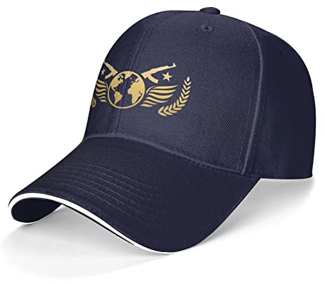 Sobplkauja Qwvfreece Sandwich Baseball Cap Unisex Trucker Style Hüte, navy, Einheitsgröße