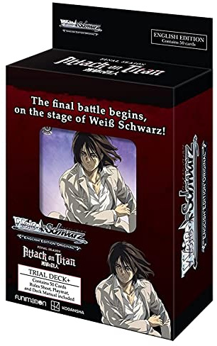 Weiss Schwarz: Attacco ai Titan: mazzo di prove della stagione finale+