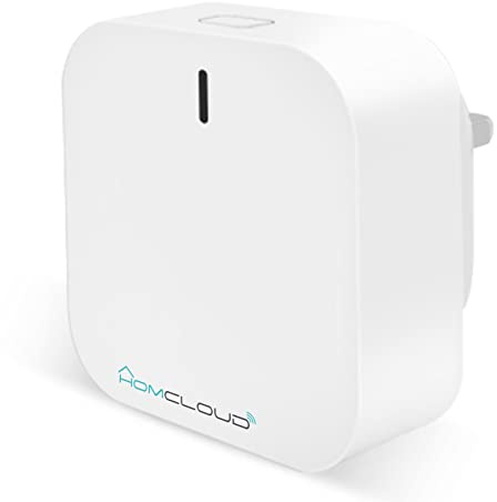 Homcloud Centralina/Gateway Intelligente Zigbee a Muro, Spina Schuko, Controllo App Smart Home, Compatibile Alexa e Google Home, Automazioni e Scenari Domotici