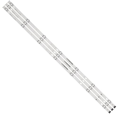 GTHAD [Accesorios de TV] 3 uds Tira LED 7 lámpara for LG Innotek 17Y 43 Pulgadas_ Tipo A 43LJ61_FHD_L 43UJ630V 43UJ634V-ZD 43LJ594V-ZA NC430DGG-AAFX3 HC430DUN