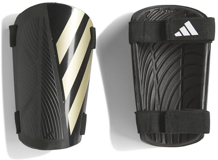 Adidas Unisex-Adult Tiro Training Shin Guards, Black/Gold Metallic/White, Medium