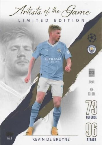 Topps Match Attax 2023 2024 - Carta di Kevin De Bruyne Artisti of the Game Limited