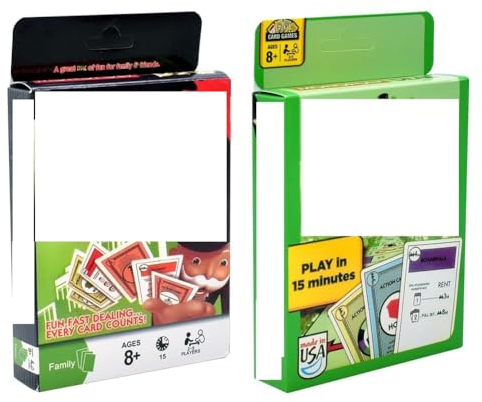 VEghee Karten Kartenspiel, Kartenspiel Deluxe, Unterhaltsame Kartenspiel für Jung Und Alt, für Kinder und Erwachsene, ideal für Spieleabende, Reisen, Camping und Partys.